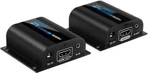 LKV372A 50M HDMI Network Extender Sender Transmitter & Receiver Over RJ45 Cat6/Cat7 Single Transmission for DVD PS3 Projector