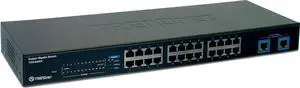 TRENDnet TEG-S224 24-Port 10/100Mbps Switch with 2 Gigabit Ports for Security Systems
