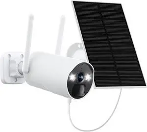 Gadpiparty Solar Security Cameras Outdoor Wireless, Add-On Camera, Solar Powered, Requires NVR, ONLY Compatible AWUS17
