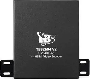 Gadpiparty HD 4K HDMI Encoder, TBS2604v2 UHD H.264/H.265 Video Encoder Support HTTP HLS(m3u8) RTSP UDP RTMP RTMPS SRT Protocol for IPTV with Web UI Control