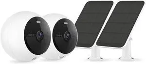 Gadpiparty Noorio Home Security System with B200 Camera x2, Solar Panel x2