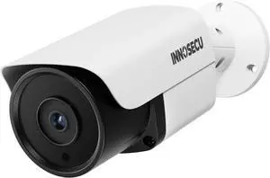 Gadpiparty 8MP PoE Camera, Outdoor Bullet IP Security Camera for Surveillance System, Human Vehicle Detection, Built-in Mic, 2.8mm Lens Wide Angle 110 °, Waterproof IP67, Night Vision 100ft, INB8BR37E