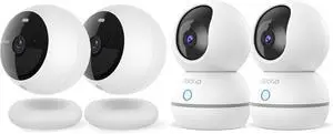 Gadpiparty Noorio Home Security Camera System with B200×2CS201×2