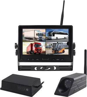 Gadpiparty 7-inch HD 720P Wireless Camera, Forklift Wireless Camera with Video Recording Support, Forklift Safety Camera for Work Surveillance System with Magnetic (Camera Without Laser Function)