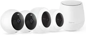 Gadpiparty Noorio B200 & B310 Dou Outdoor Security Camera System, Wireless 2K Home Security, Battery Powered, Color Night Vision, Ultra-Bright Spotlight, 16GB Local Storage, Hub Included