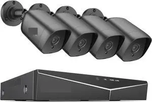 Gadpiparty 8CH 1080N DVR CCTV System 5MP 1080P 2.0MP Security Cameras Outdoor IP66 Video Surveillance Kit Motion Detection 3.6MM(4T,12PCS)