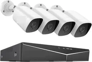 Gadpiparty 8CH 1080N DVR CCTV System 5MP 1080P 2.0MP Security Cameras Outdoor IP66 Video Surveillance Kit Motion Detection 3.6MM(None,14)