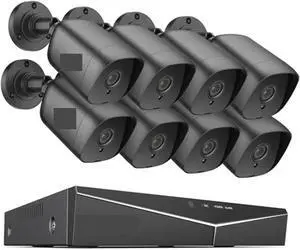 Gadpiparty 8CH 1080N DVR CCTV System 5MP 1080P 2.0MP Security Cameras Outdoor IP66 Video Surveillance Kit Motion Detection 3.6MM(None,36 pcs)