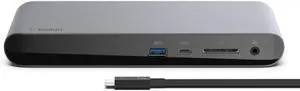 Belkin Thunderbolt 3 Dock Pro with 2.6 ft Thunderbolt 3 Cable (Thunderbolt Dock for macOS and Windows) Dual 4K @60Hz, 40 Gbps Transfer Speeds, 85 W Upstream Charging