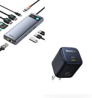 Baseus Laptop Docking Station & 45W Charger
