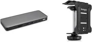 Kensington Thunderbolt 4 Dual 4K Docking Station SD5760T, Mounting Bracket K34050WW, Dual HDMI, Thunderbolt Port, 100W PD, SD/Micro SD Card Slots Kensington Thunderbolt 4 Dual 4K Docking Station SD5760T, Mounting Bracket K34050WW, Dual HDMI, Thunderbolt Port, 100W PD, SD/Micro SD Card Slots