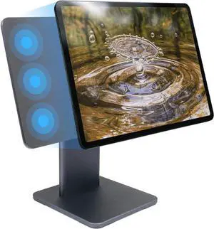 Magnetic iPad Stand Hub Docking Station for Air 10.9-inch, Pro 11-inch | 60W USB-C DP, 4K@60Hz HDMI, 5Gbps USB A, 3.5mm Audio, Card Readers