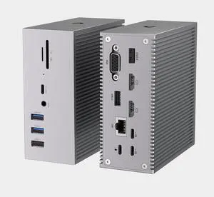 16 in 2 USB C Docking Station - Dual 4K HDMI, VGA, 6 USB, RJ45, SD/TF Card Reader - Triple Display for MacOS with Thunderbolt 3 (Not for M1)