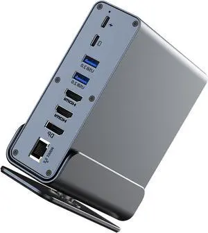 Gadpiparty Zopsc External GPU Dock Station Fit for Thunderbolt 3 4, Graphics Card Dock with USB 4.0 ATX 24Pin Connector, PCIE 16X Slot, EGPU Docking with SFX Bracket