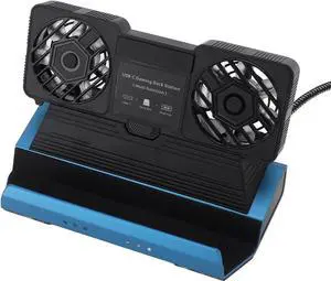 10 in 1 Docking Station for Legion Go, for Claw, Dock Station with 4K 60Hz, Detachable Dual Cooling Fan, 4 USB 3.0, Gigabit Ethernet, PD100W, M.2 NVMe Slot Fit for Legion Go