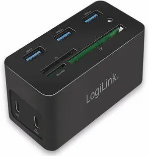 UA0370 USB-C Multiport Mini Dock 10-in-1 Connector, with PW (Power Delivery), Black