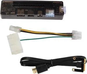 jojofuny External Graphics Card Dock for Laptop Portable Compatible Pci Design for Gaming and No Driver Installation Required Random Style