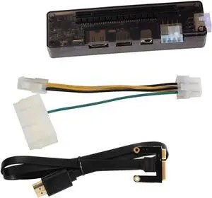External Laptop Graphics Card Dock Portable Pci Adapter for Enhanced Gaming up to Power Output Compatible Multiple Systems and Graphics Cards Random Style