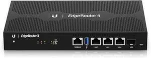 Ubiquiti Networks Edgerouter 4 Ethernet Lan Black Wired Router
