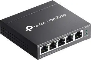 TP-Link Omada 5-Port Gigabit Easy Managed Switch with 4-Port PoE+, 65W Power Budget, Metal Case, Auto Recovery, Port Isolation, VLAN, IGMP Snooping, Centralised Cloud Management, Plug & Play(ES205GP)