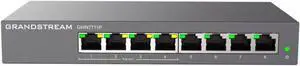 Grandstream GWN7711P | 8-Port Gigabit Ethernet Layer 2 Lite Managed PoE Switch | Desktop/Wall-Mount | Metal Design