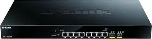 D-Link 8-Port Multi-Gigabit Ethernet Smart Managed PoE Switch with 2 10GbE SFP+ Ports - (DMS-1100-10TP)