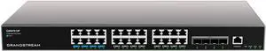 GRANDSTREAM GWN7813P Manageable Layer Switch (Layer) 3 Rackable. Ports: 24x GbE RJ45 PoE 802.3 AF/at, 60W per Port, 4X SFP+, Redundant PSU Optional Brand