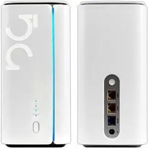 5G CPE WiFi 6 Router with SIM Card Slot - High Speed 5G/4G Wireless Router CPE Modem - Dual Band SA/NSA for Smart Home, Office, Indoor - Gigabit Ethernet - White