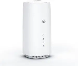 5G Cellular Router with Dual SIM Slots, Qualcomm SDX62, Dual-Band Unlocked AX3000 WiFi6, and 9 Built-in Antennas for RV Travel, Mobile Homes, Camping, and Remote Areas.