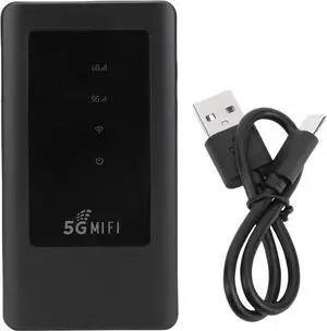 Sanpyl 5G WiFi Hotspot, 2.4G 5.8G Dual Band Portable Wireless Hotspot Router with Sim Card Slot for Travel, IP54 Water Proof, 2.77Gbps, 16 Devices