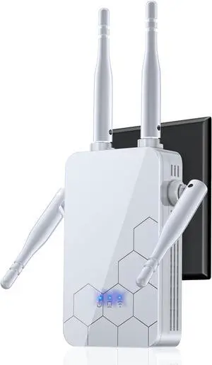 WiFi Extender Internet Booster, Range Repeater Wireless Routers Amplifier, Mesh Wi-Fi 80% Faster | Broader Than Ever, Support More Network Devices at Home