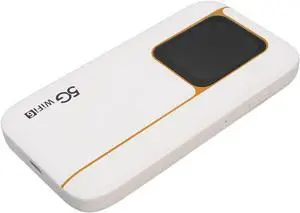 Zunate 5G Mobile Hotspot, Portable WiFi Device with SIM Card Slot, IP67 Water Proof 7100mAh Battery, WiFi 6 Router for Travel Home, Supports 16 Devices, 2.01in Touch Screen