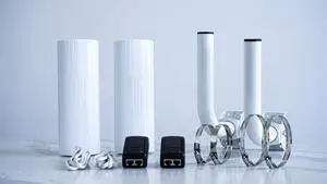Wireless Bridge Point to Point Outdoor WiFi with Poles Included, Wireless Network Expansion Kit, High Speed 5G | 2 Units Bridge Kit Complete Pre-Configured - P2P 1000Mbps 5Km(2Pack)