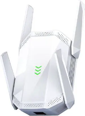2025 WiFi Extender Signal Booster, Long Range Wireless Repeater Amplifier with Ethernet Port, for Home, Outdoor, Covers Up to 20000 Sq, Dual Band, Works with All Router, Quick Setup