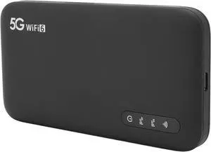 5G Mobile Hotspot WiFi 6, 5G Portable Router with SIM Card Slot, Support 16 Devices 6100mAh Battery, Portable Internet Devices for Travel and Home Use