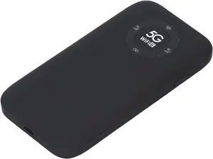 5G LTE WiFi Mobile Hotspot,Portable WiFi Router,with SIM Card Slot,16 Connected Devices,High Speed Hotspot,7100MAh Long Lasting and Rechargeable Battery Router for Travel (Black)