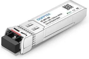 10GBASE-ER SFP+ Module, 10giga Single Mode SFP 1550nm 40km DDM LC, 10GE Gigabit Network Ethernet Mini GBIC Single-Mode Fiber Optic Transceiver for Cisco SFP-10G-ER, Ubiquiti, Netgear, Mikrotik