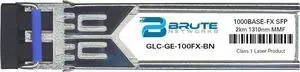 GLC-GE-100FX-BN - 100BASE-FX 2km MMF 1310nm SFP Transceiver (Compatible with OEM PN# GLC-GE-100FX) GLC-GE-100FX-BN - 100BASE-FX 2km MMF 1310nm SFP Transceiver (Compatible with OEM PN# GLC-GE-100FX)