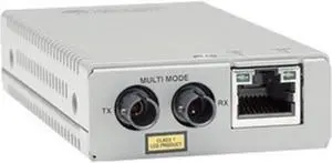 AT-MMC200/ST-960 - Allied Telesis MMC200/ST Transceiver/Media Converter - 1 x Network (RJ-45) - 1 x ST Ports - Multi-mode - Fast Ethernet - 10/100Base-TX, 100Base-FX - Wall Mountable,