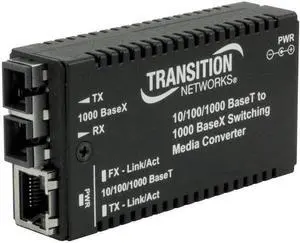 Transition Networks Mini Gigabit Ethernet Media Converter