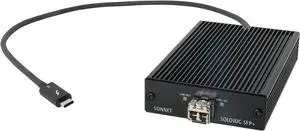 Sonnet Solo 10G Thunderbolt 3 to SFP+ 10 Gigabit Ethernet Adapter (SFP+ [SR] Included)