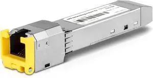 HPE Networking Instant On 10GBase-T SFP+ RJ45 30m Cat6A Transceiver for Copper Ethernet Connections (S0G18A)