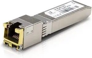 UBIQUITI RJ45 10GBPS SFP+ Trans MODULESFP+ to RJ45 UBIQUITI RJ45 10GBPS SFP+ Trans MODULESFP+ to RJ45