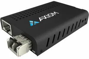 Axiom Memory - AXG99294 Transceiver/Media Converter - 1 x Network (RJ-45) - 1 x LC Ports - DuplexLC Port -