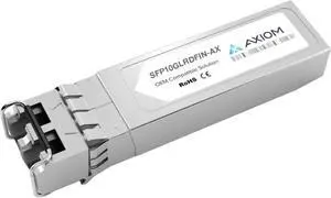 Axiom Memory - SFP10GLRDFIN-AX 10GBase-LR SFP+ Transceiver - SFP10GLRDFIN-AX - for Data Networking, Optical Network - 1 x LC 10GBase-LR Network - Optical Fiber - Single-Mode - 10 Gigabit