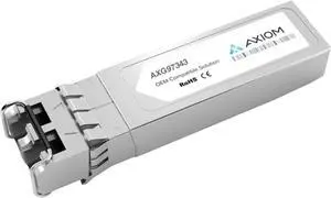Axiom Memory - AXG97343 10GBase-LR SFP+ Transceiver for Allied Telesis - AT-SP10LR - TAA Compliant - for Data Networking, Optical Network - 1 x LC 10GBase-LR Network - Optical Fiber -