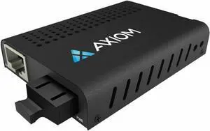 Axiom Memory - AXG99283 Transceiver/Media Converter - 1 x Network (RJ-45) - 1 x SC Ports - DuplexSC Port -
