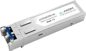Axiom Memory - NTTP06CFE6-AX 1000Base-LX SFP Transceiver for Ciena - NTTP06CFE6 - for Data Networking, Optical Network - 1 x LC 1000Base-LX Network - Optical Fiber - 1310 nm - Single-Mode -