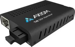 Axiom Memory - MC03-M3S2-AX - Axiom Transceiver/Media Converter - 1 x Network (RJ-45) - 1 x SC Ports - DuplexSC Port - Multi-Mode - Gigabit Ethernet - 1000Base-SX, 10/100/1000Base-TX - 1.24 Mile - DC