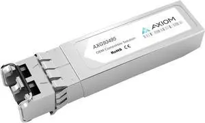 Axiom Memory - AXG93495 - Axiom 10GBASE-SR SFP+ Transceiver for Meraki - MA-SFP-10GB-SR - TAA Compliant - for Optical Network, Data Networking - 1 x 10GBase-SR Network - Optical Fiber10 Gigabit